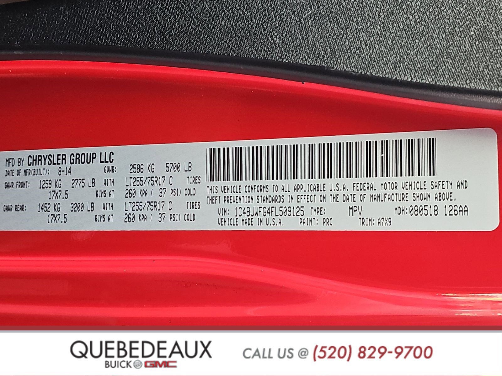 2015 Jeep WRANGLER UNLIMI Base