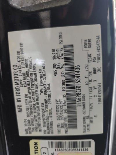 2015 Ford Mustang GT