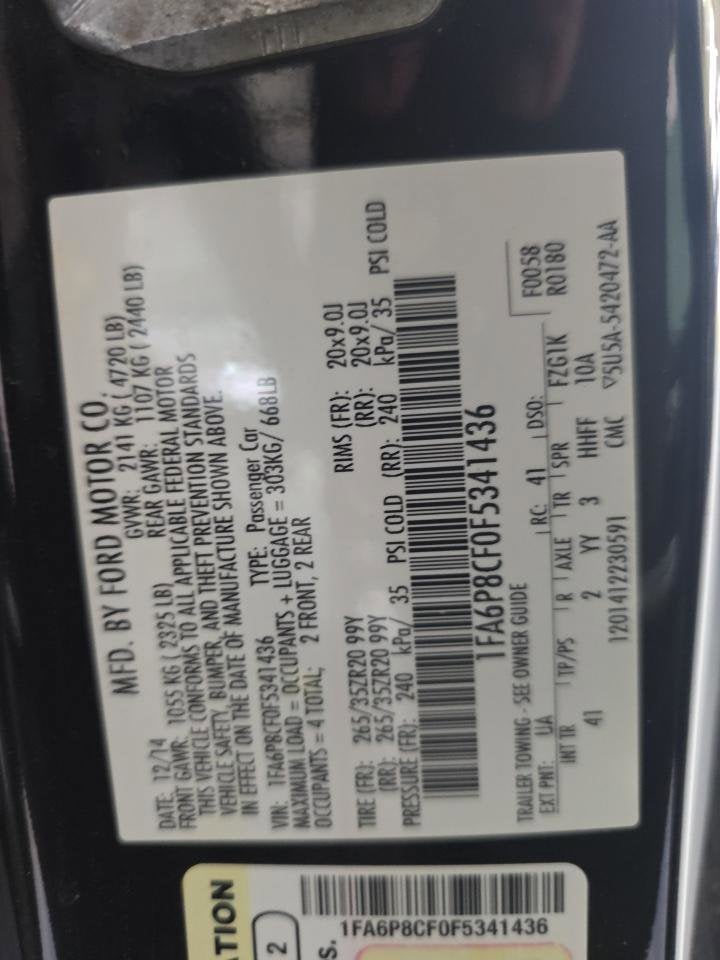 2015 Ford Mustang GT