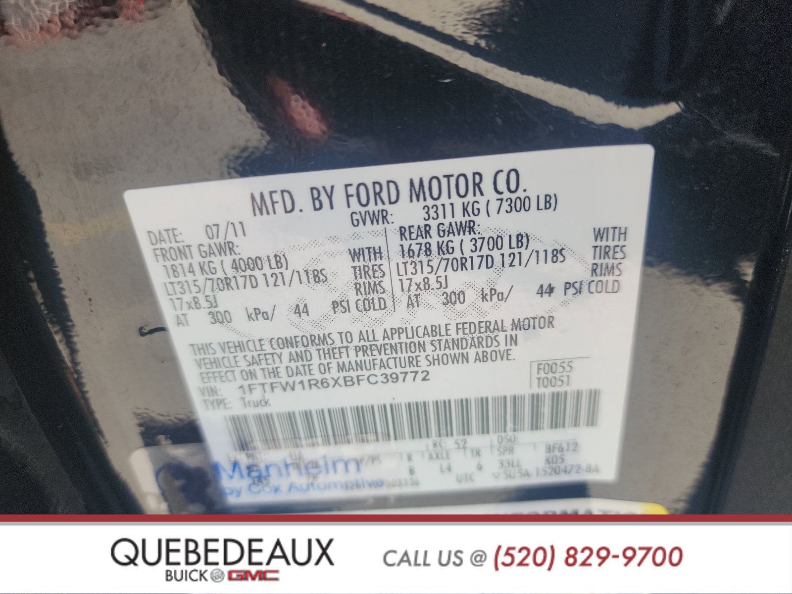 2011 Ford F-150 SVT Raptor