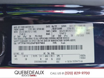 2022 FORD TRUCK F-150 Base