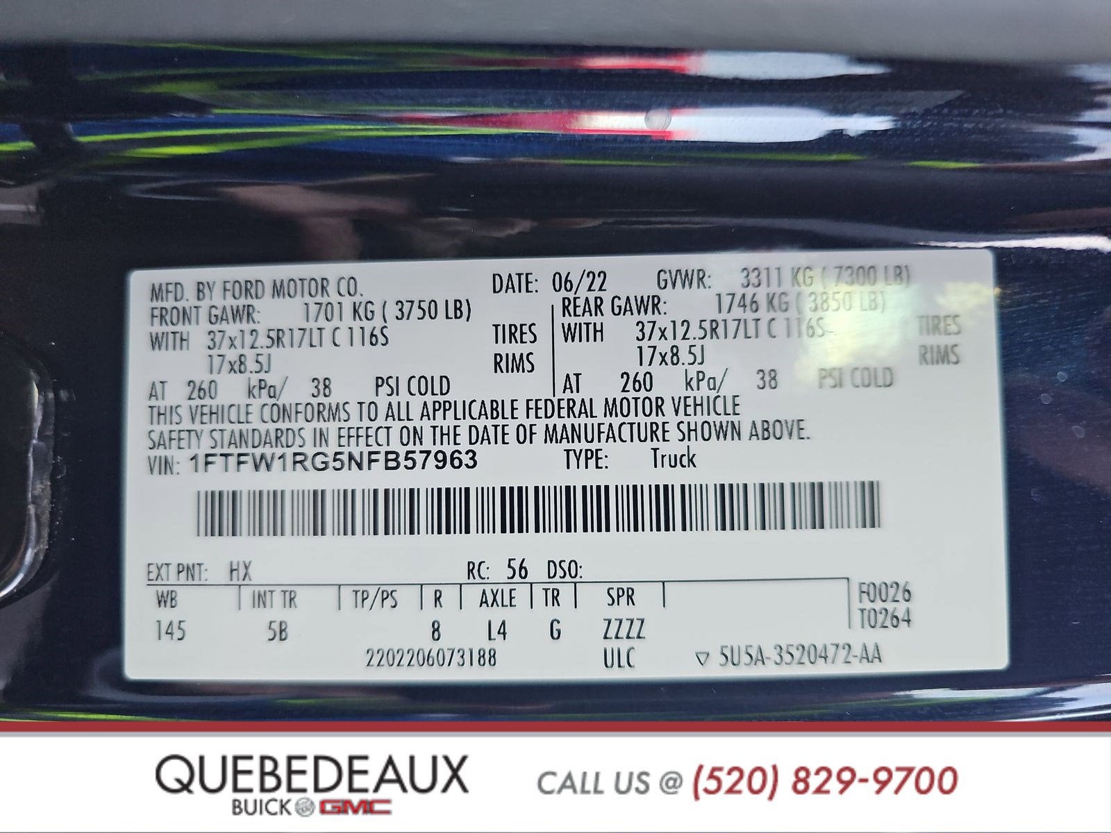 2022 FORD TRUCK F-150 Base