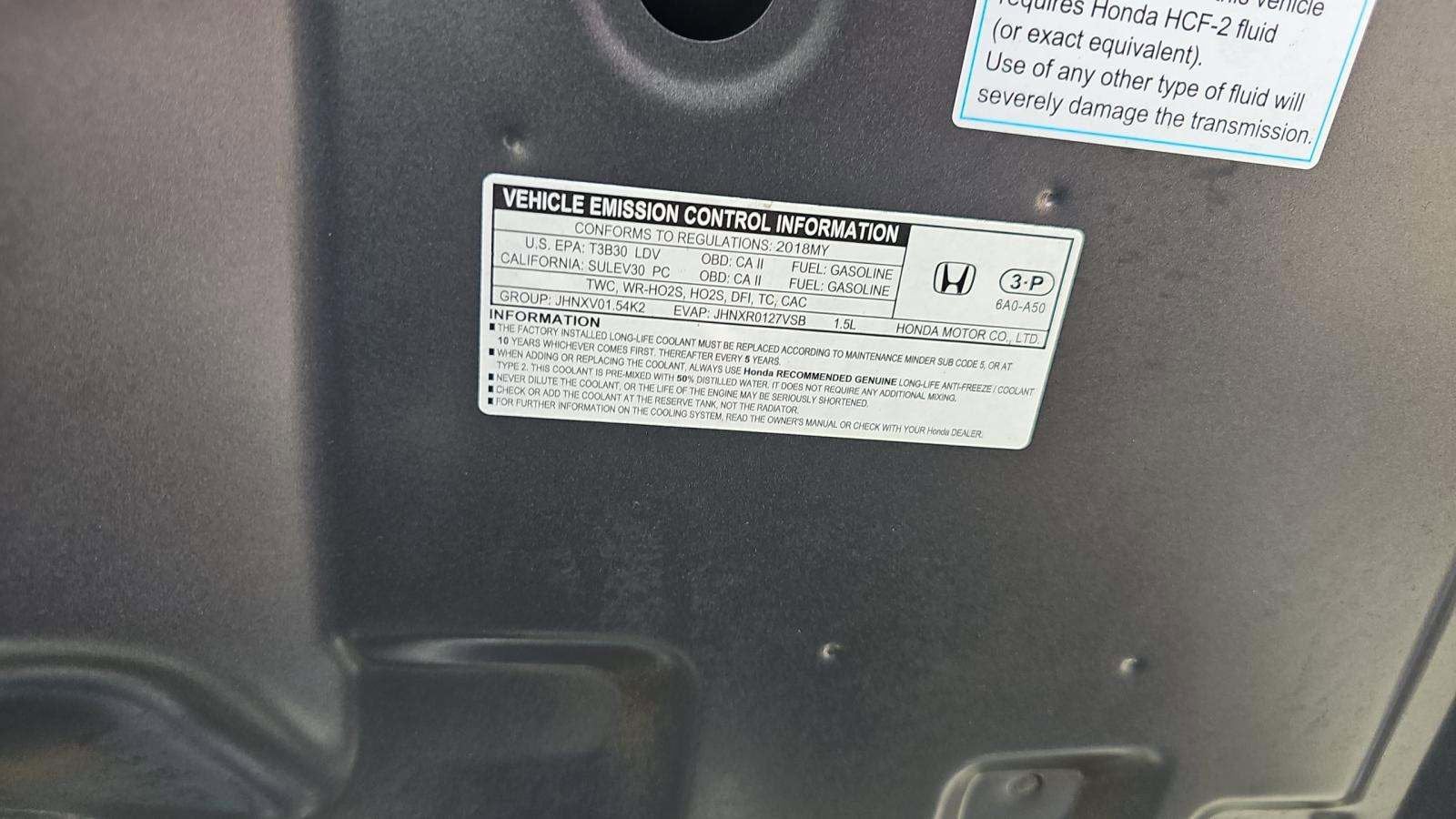 2018 Honda Accord Sedan LX 1.5T