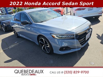 2022 Honda Accord Sedan Sport