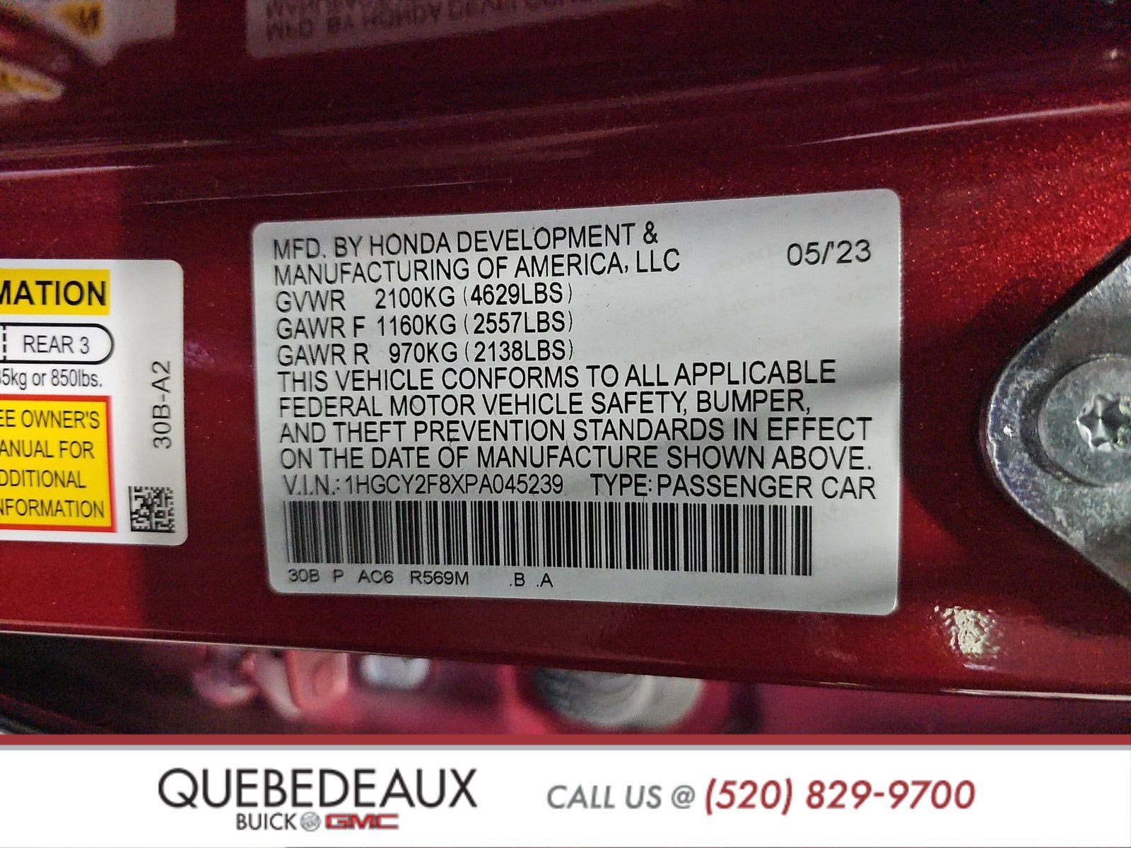 2023 Honda Accord Hybrid Touring