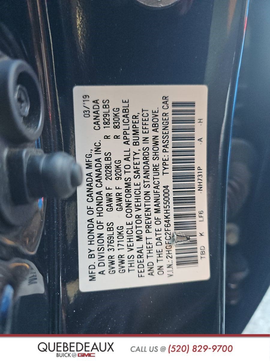 2019 Honda Civic Sedan LX