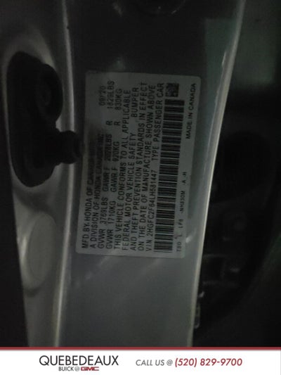 2020 Honda Civic Sedan LX