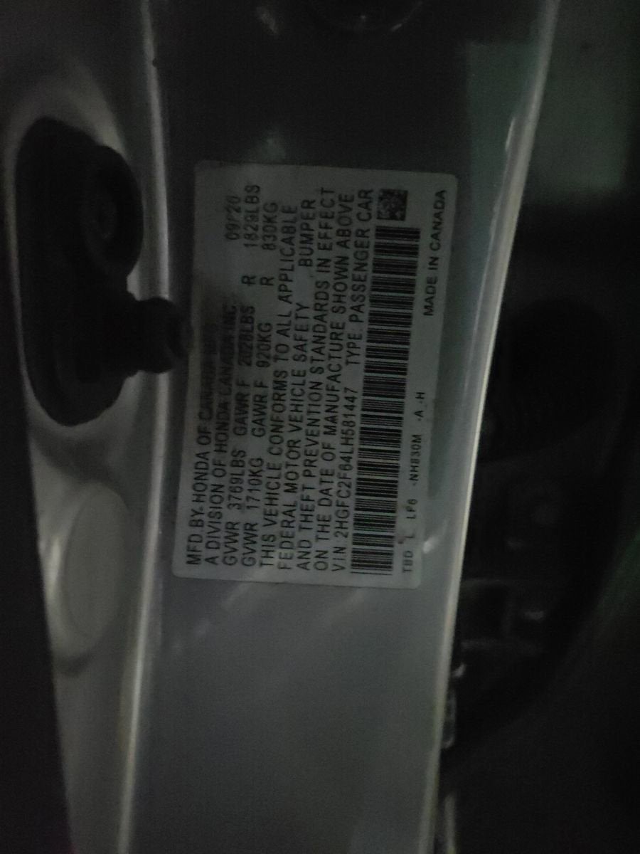 2020 Honda Civic Sedan LX