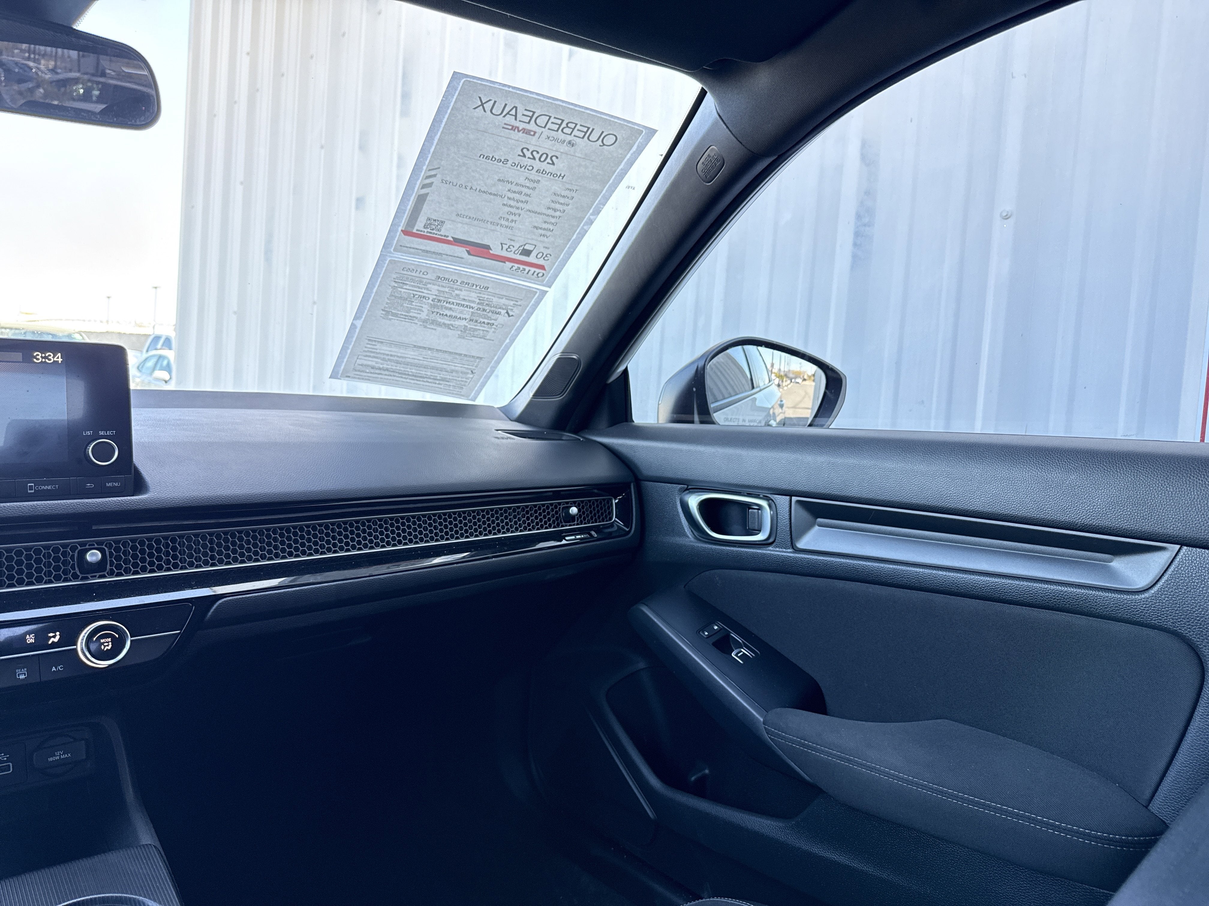 2022 Honda Civic Sedan Sport