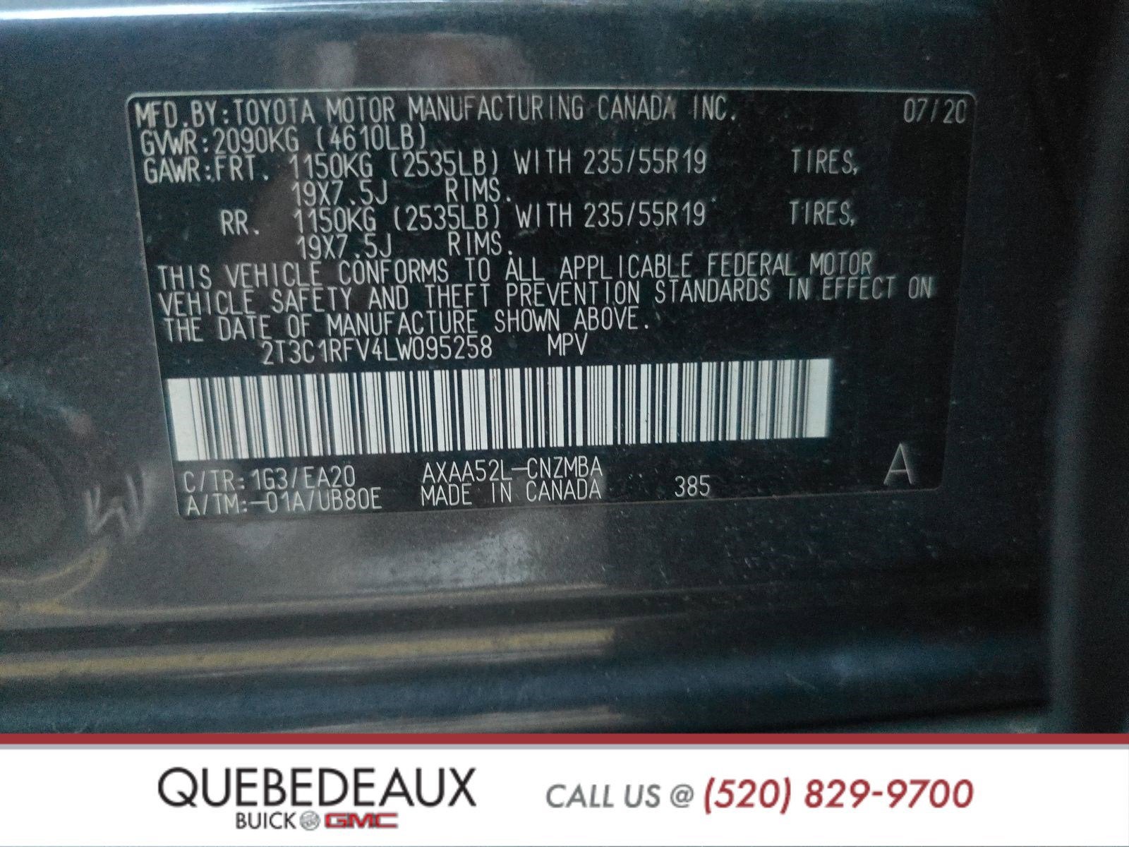 2020 Toyota RAV4 XLE Premium