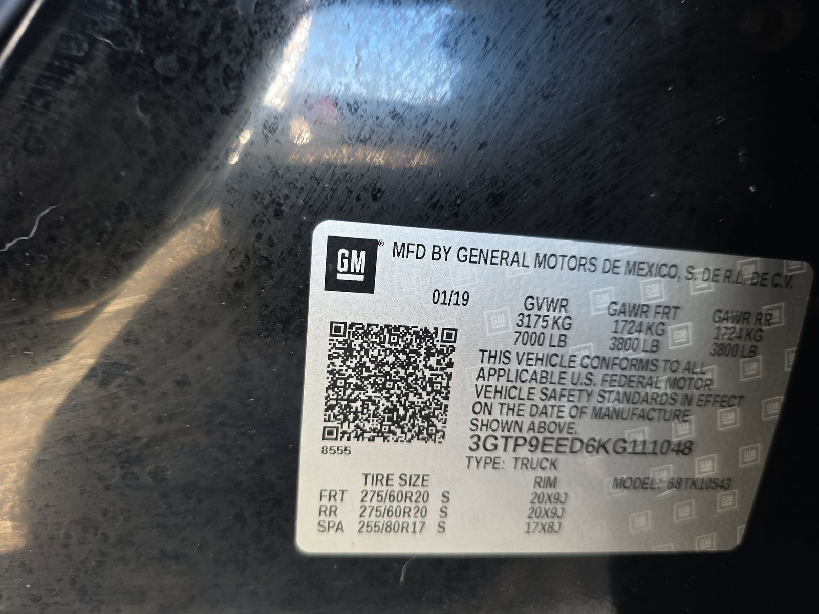 2019 GMC Sierra 1500 AT4