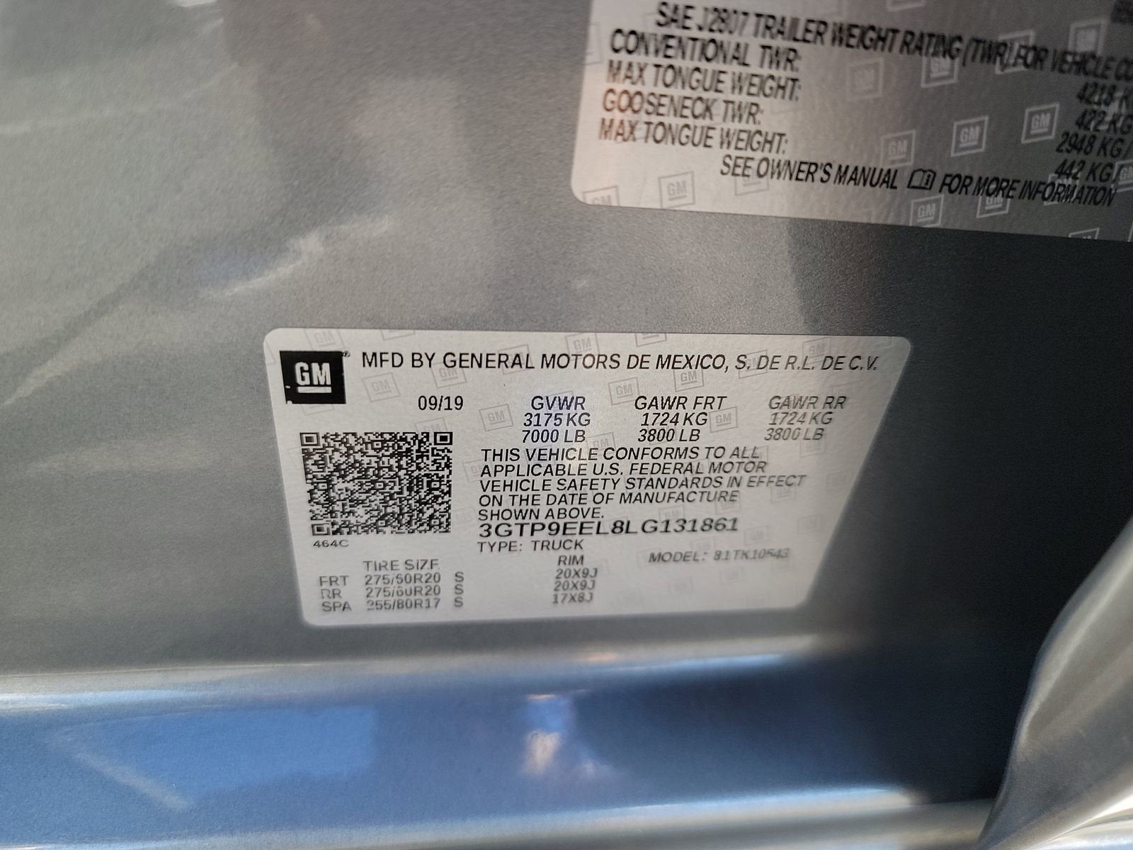 2020 GMC Sierra 1500 AT4