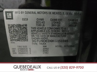 2019 GMC Sierra 1500 SLT