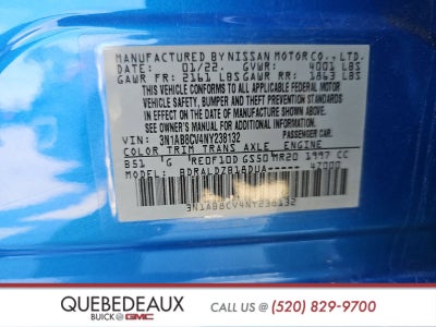 2022 Nissan Sentra SV