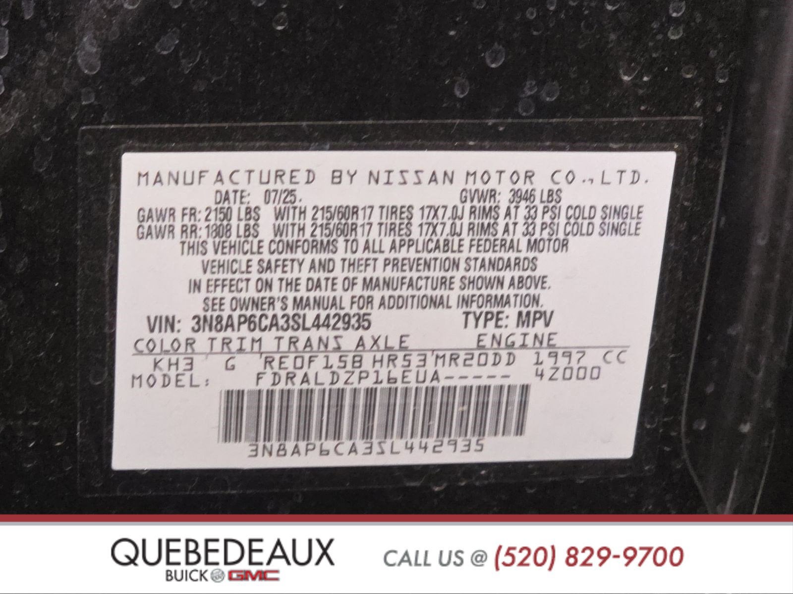 2025 Nissan Kicks SV