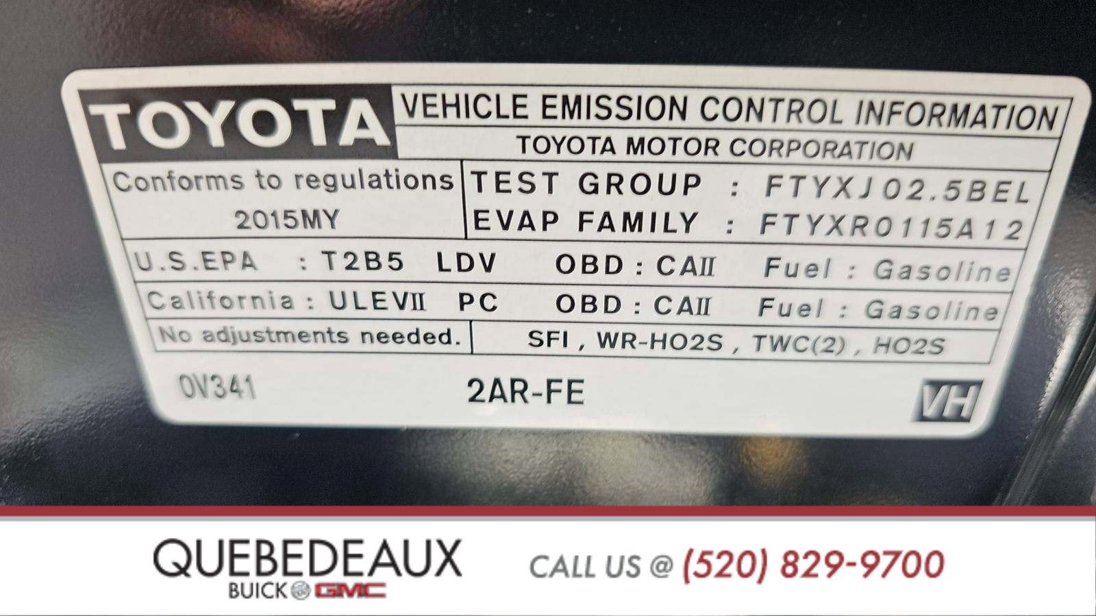 2015 Toyota Camry XLE