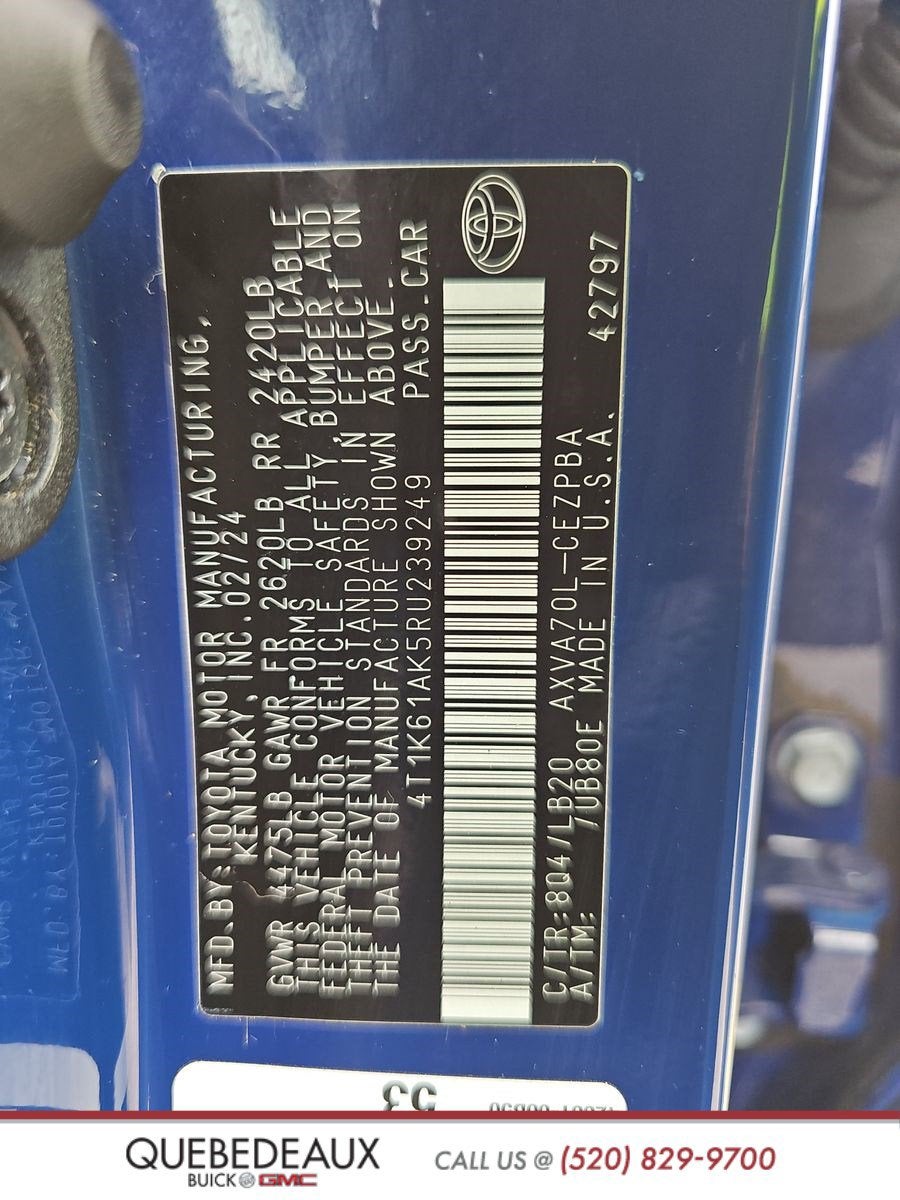 2024 Toyota Camry XSE