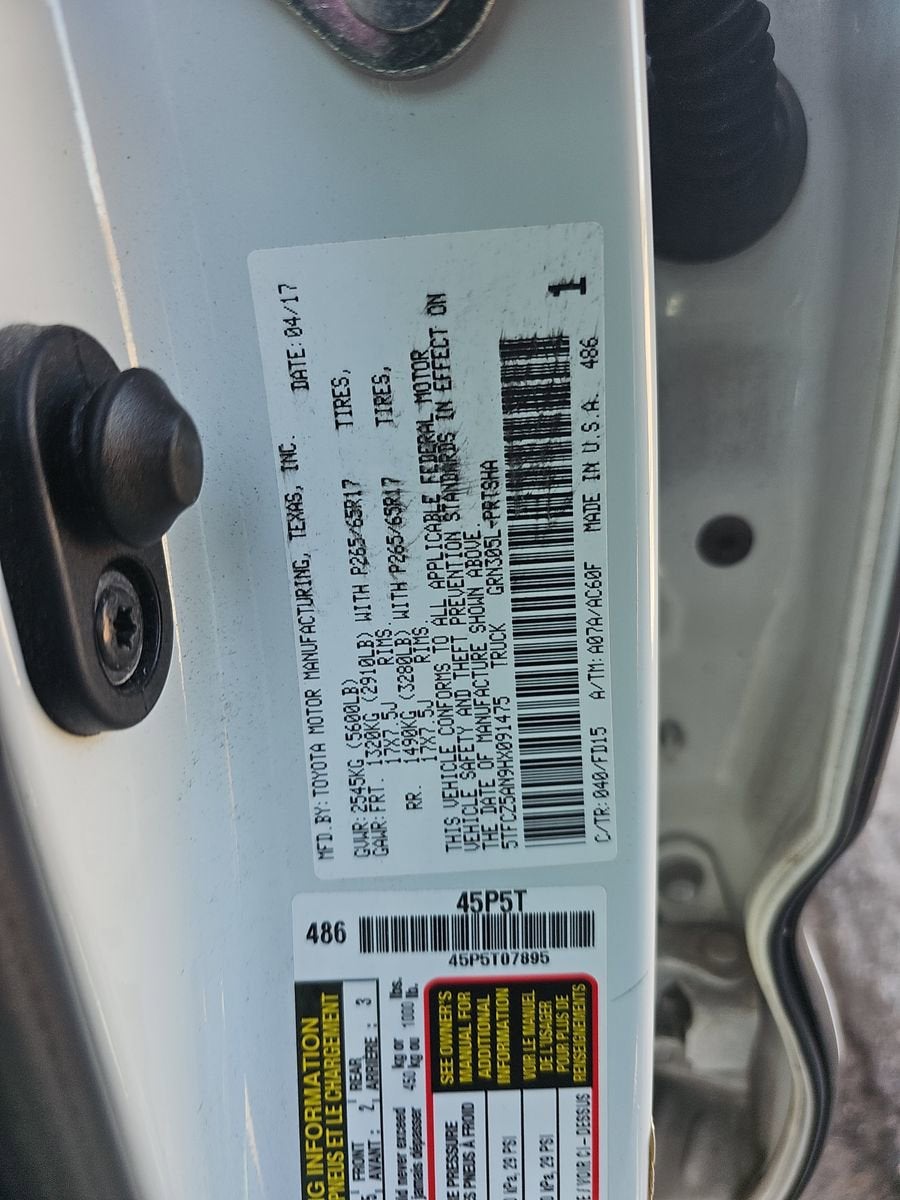 2017 Toyota Tacoma SR5