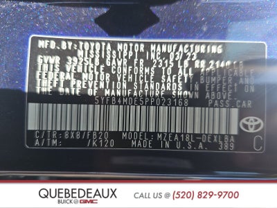 2023 Toyota Corolla LE