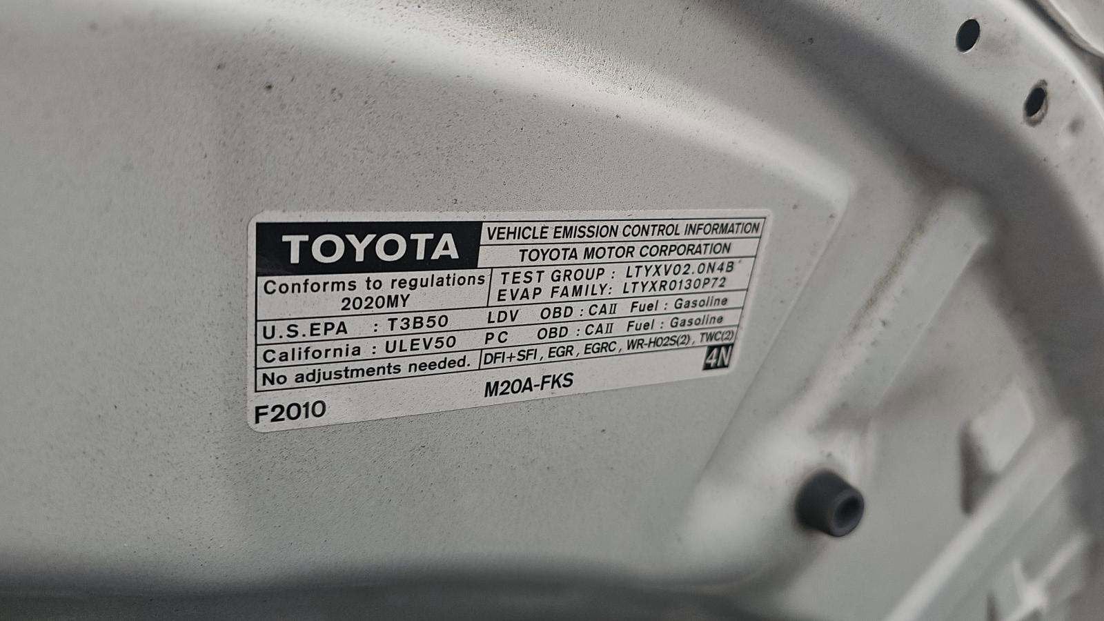 2020 Toyota Corolla SE