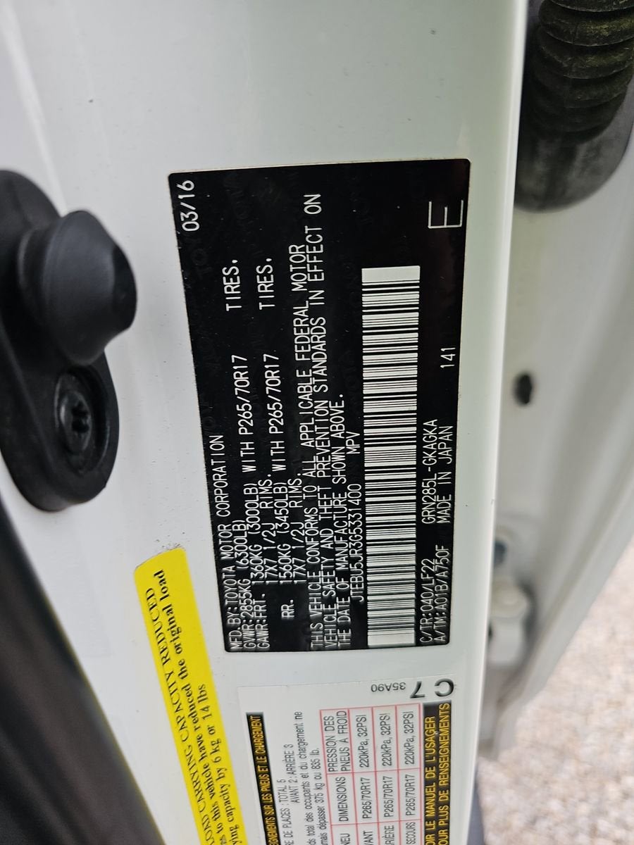 2016 Toyota 4Runner Limited