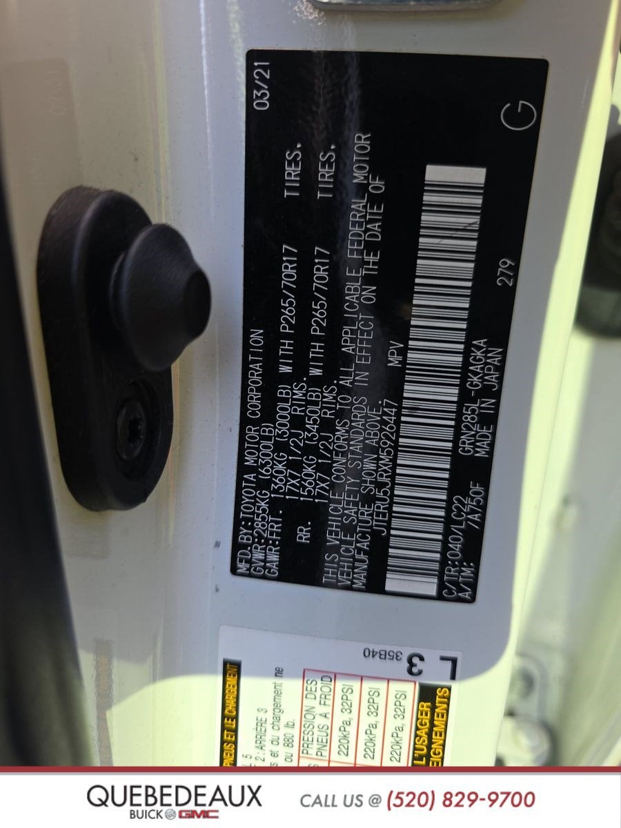 2021 Toyota 4Runner TRD Off Road Premium