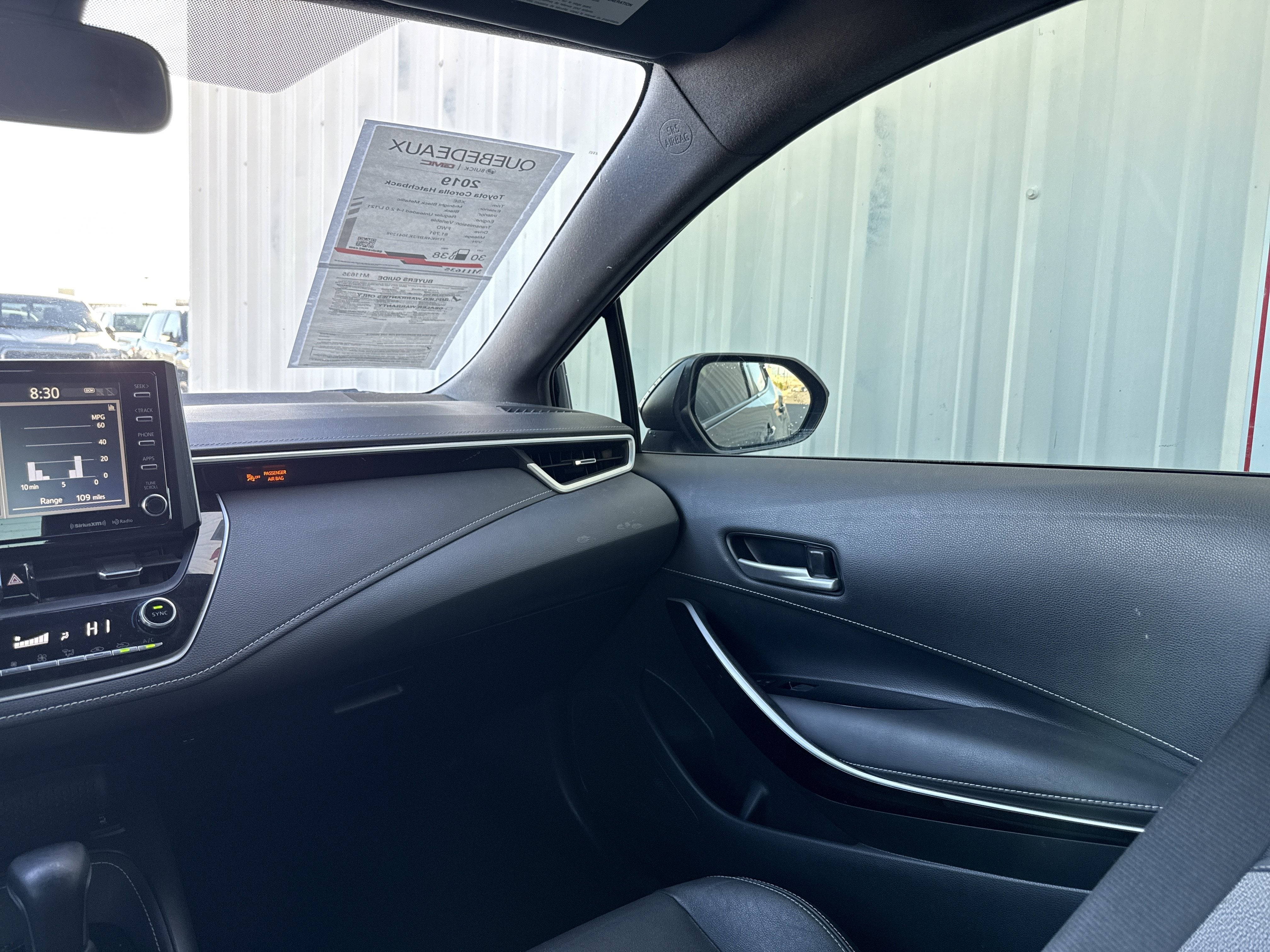 2019 Toyota Corolla Hatchback SE