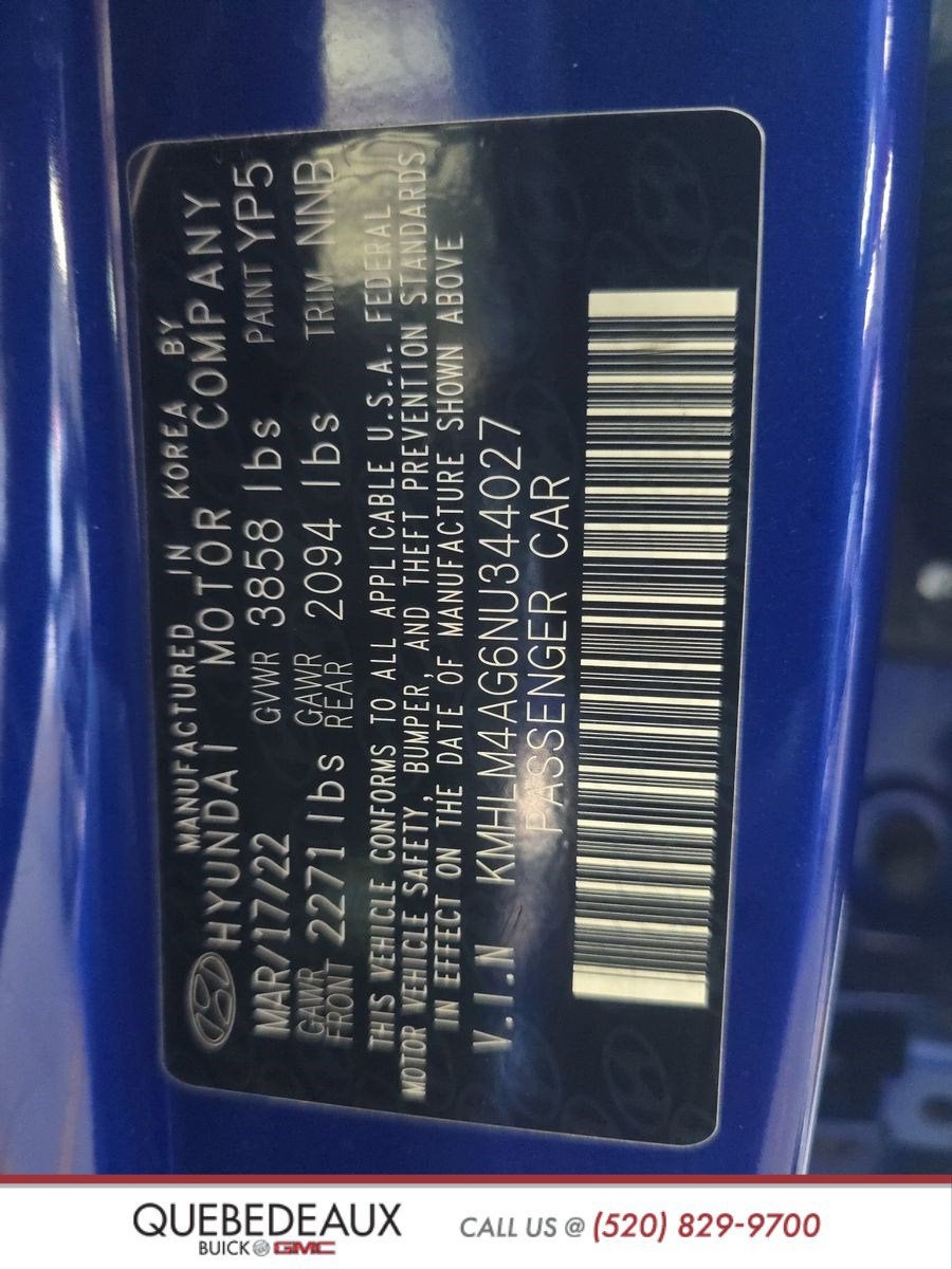 2022 Hyundai Elantra SEL