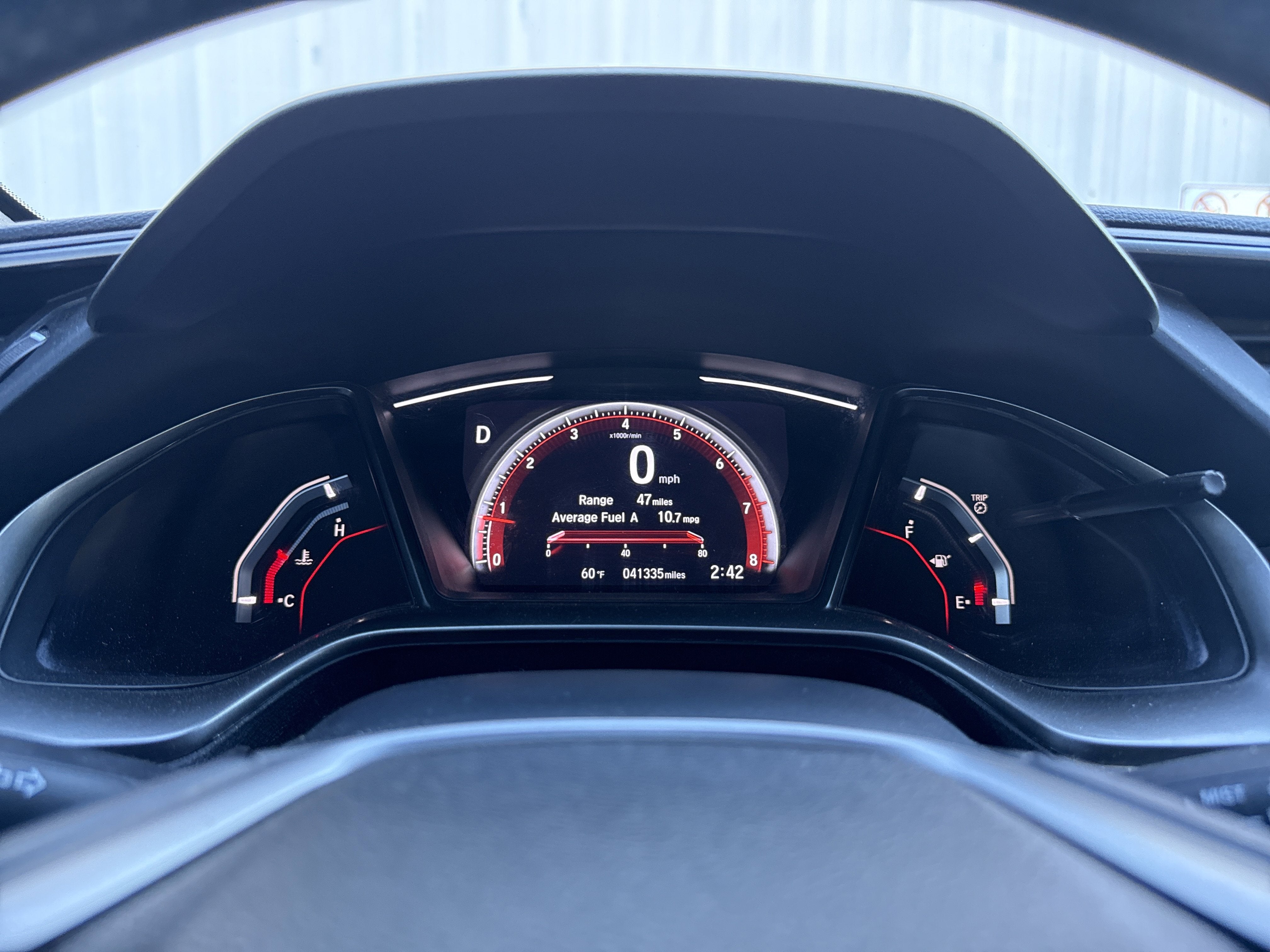 2019 Honda Civic Hatchback Sport Touring