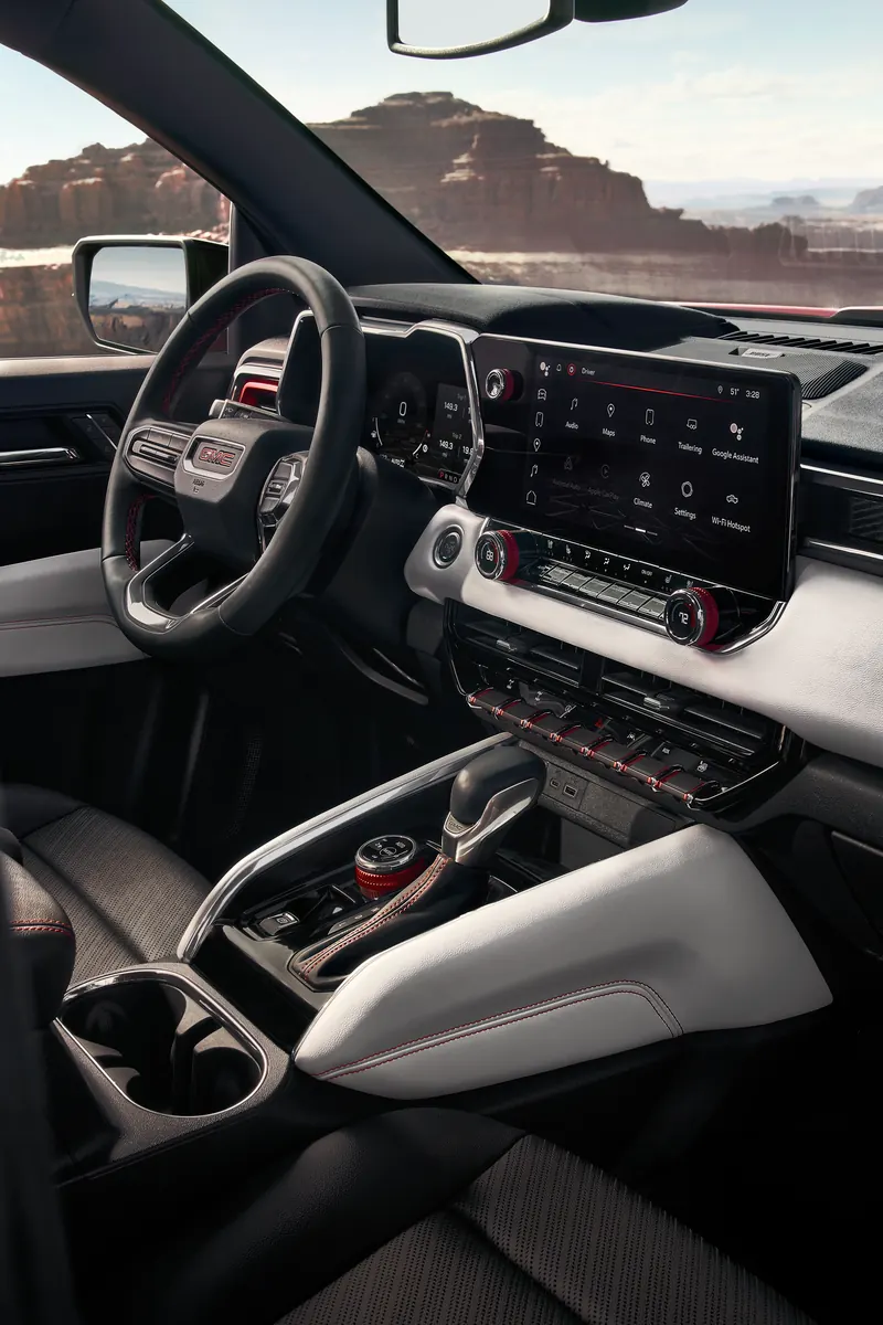 2026 GMC Canyon infotainment system at Quebedeaux Buick GMC in TUCSON AZ